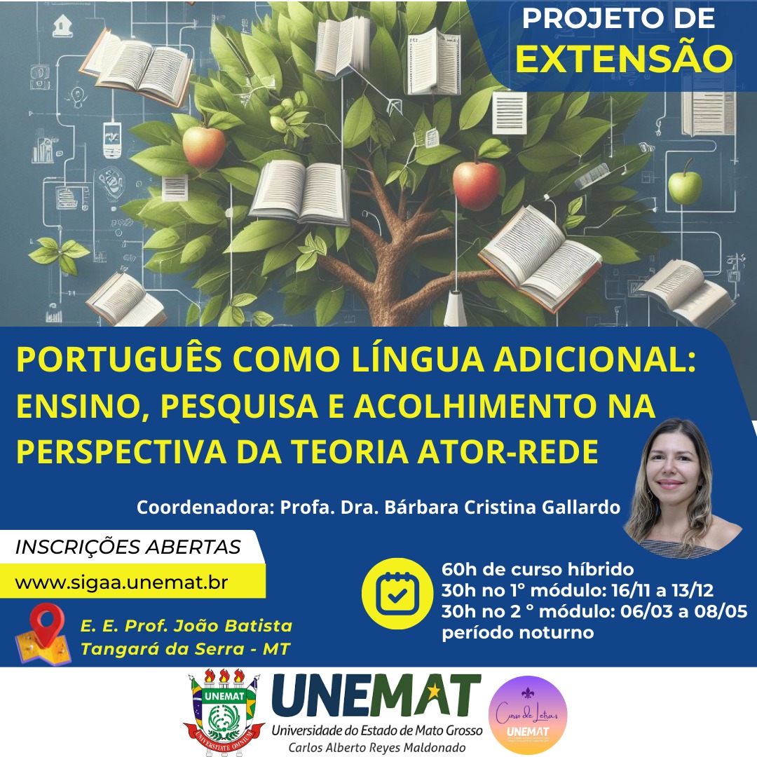 Português como língua adicional: ensino, pesquisa e acolhimento na perspectiva da teoria Ator-Rede
