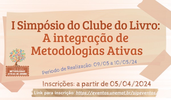 I Simpsio do Clube do Livro: A integrao de Metodologias Ativas -  I SIMClub